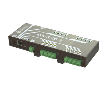 MA-5100-2 Módulo de Acionamento via rede 10/100 com 8 saídas e 8 entradas e 2 Seriais